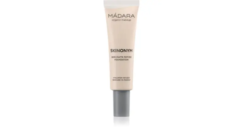 Mádara Skinonym Semi-Matte Peptide fondotinta lunga tenuta con peptidi colore #75 Auburn 30 ml