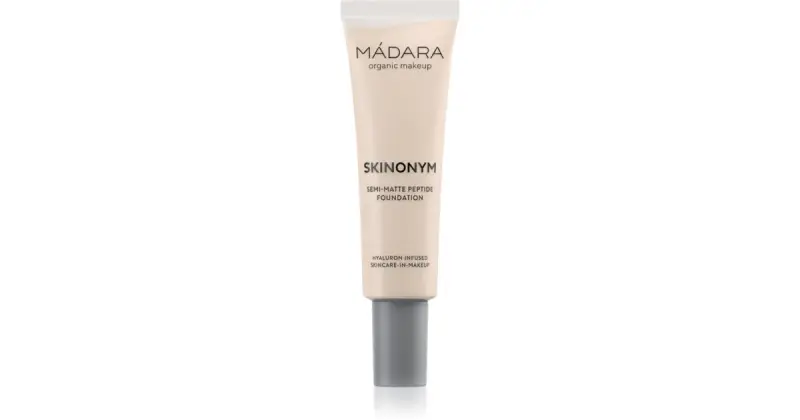 Mádara Skinonym Semi-Matte Peptide fondotinta lunga tenuta con peptidi colore Rosa avorio 30 30 ml