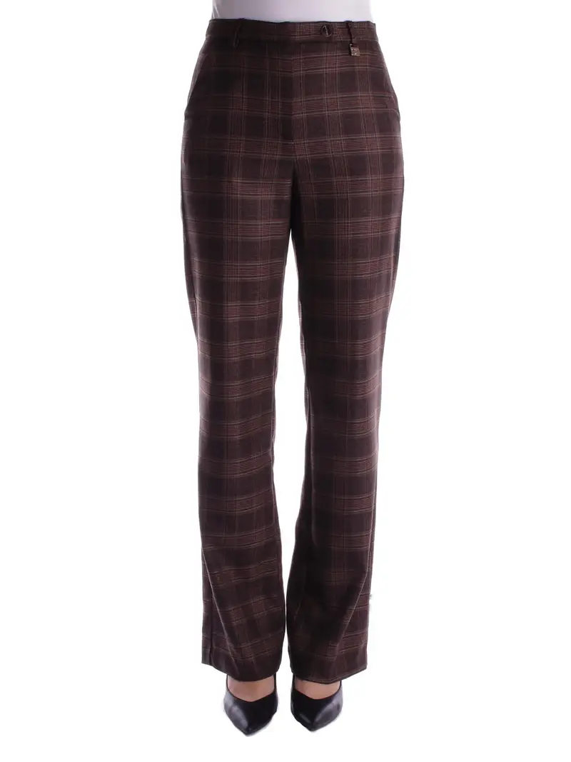 Pantalone Donna MADEMOISELLE DU MONDE Galles Righe