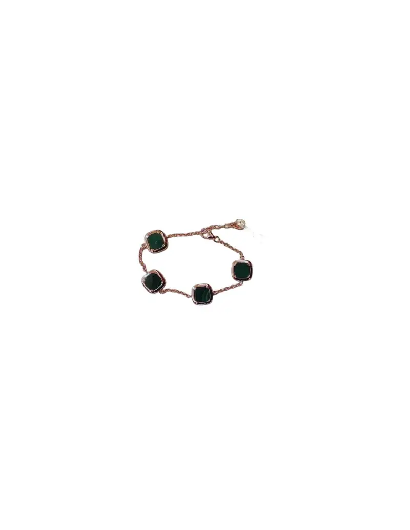 Bracciale MADI Laguna in argento 925 placcato oro rosa con pietre colorate F_3919200