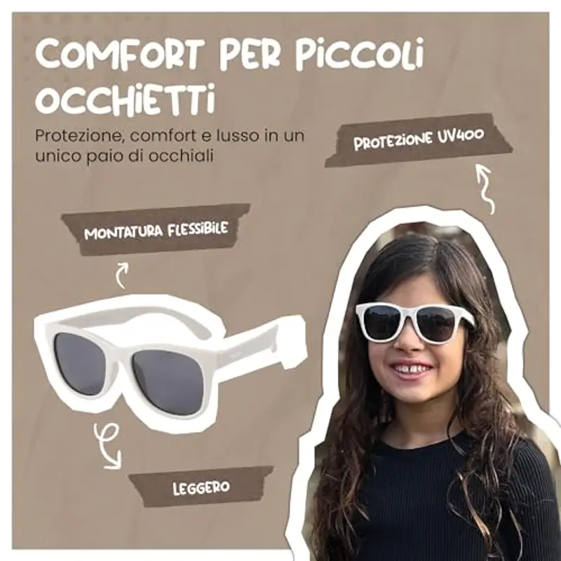 Maesy Occhiali da sole Beige 2006978 miniatura 3