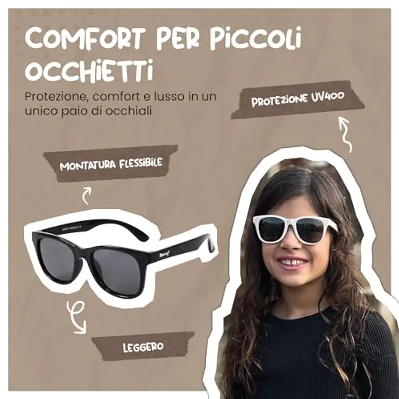 Maesy Occhiali da sole Nero 1201020 miniatura 3