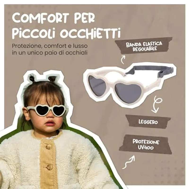 Maesy Occhiali da sole Beige 1987202 miniatura 2