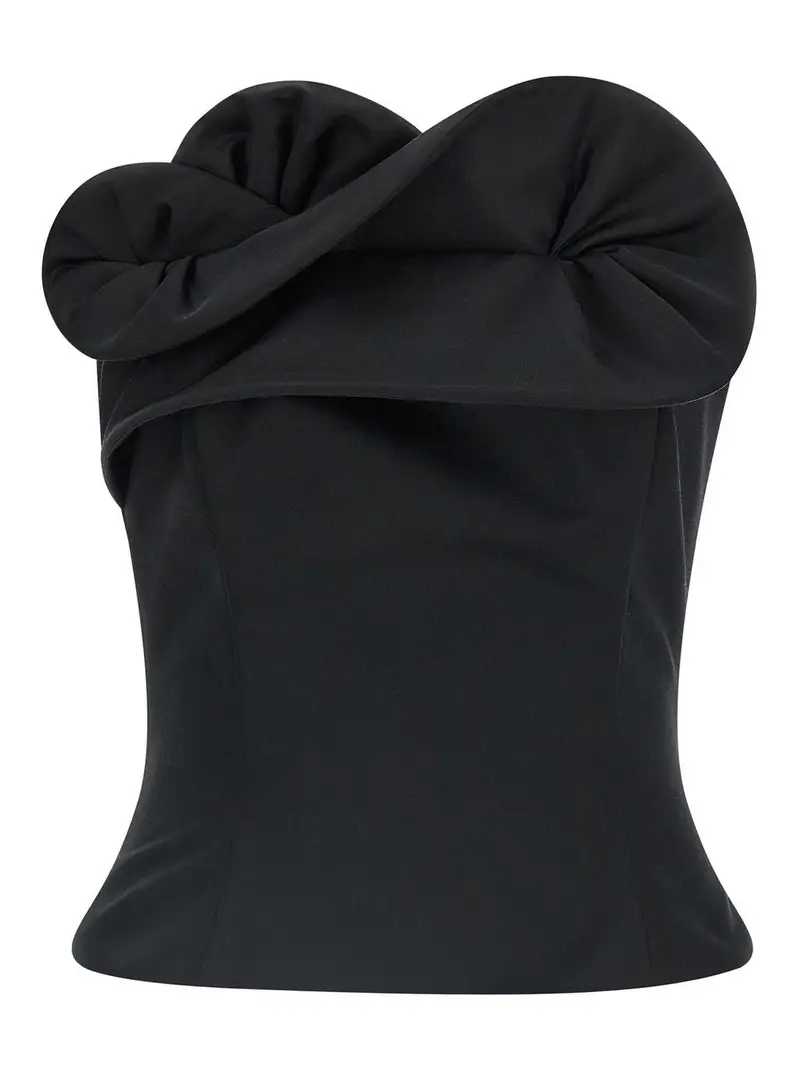 Corsetto Top Nero