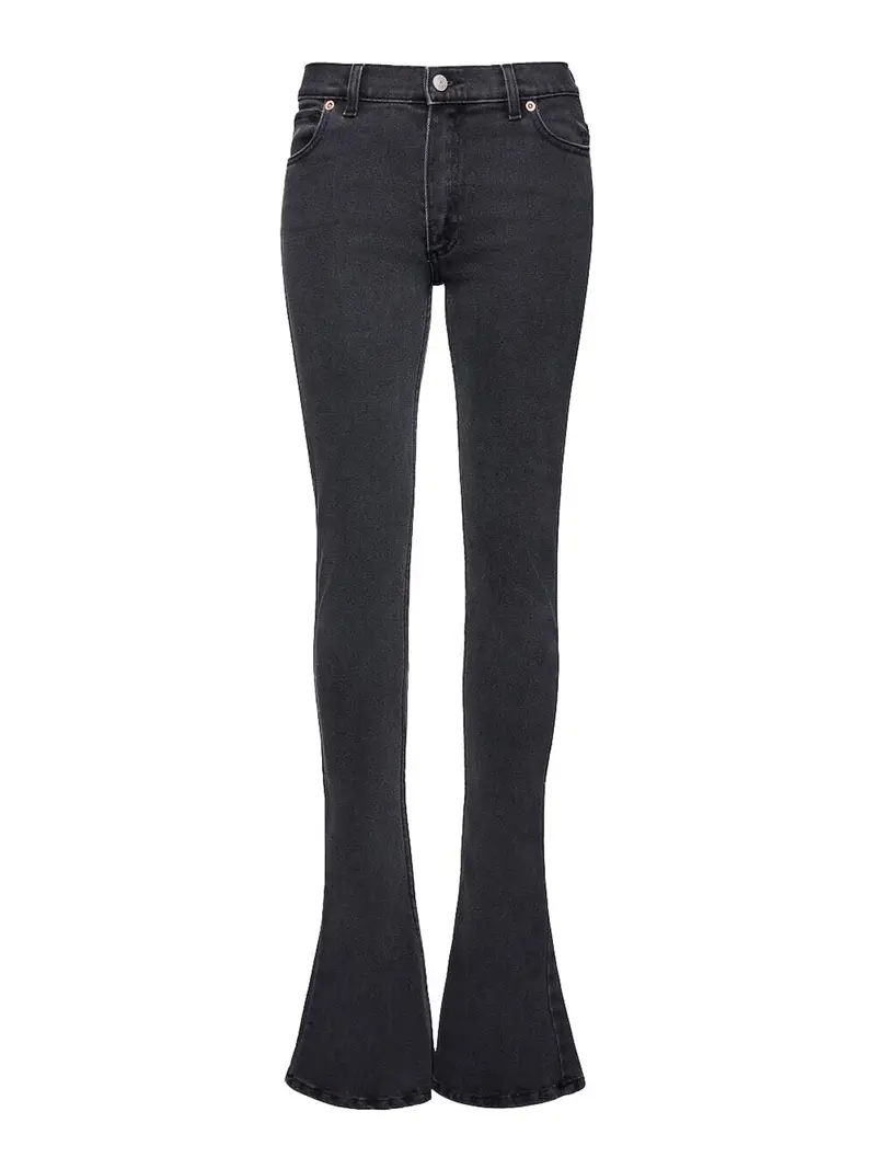 Pantaloni in denim super slim Grigio