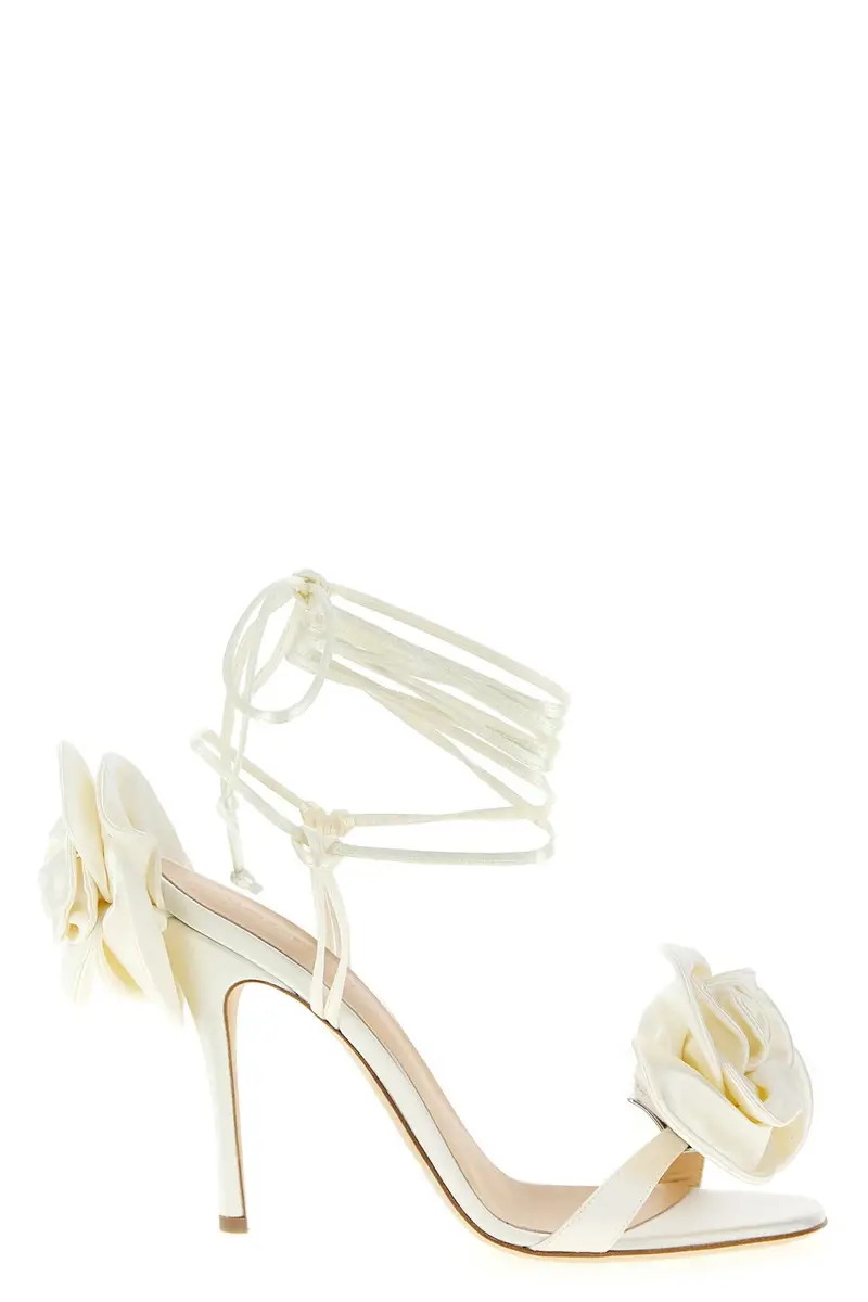 Sandali 'Re23 Flower ' Bianco