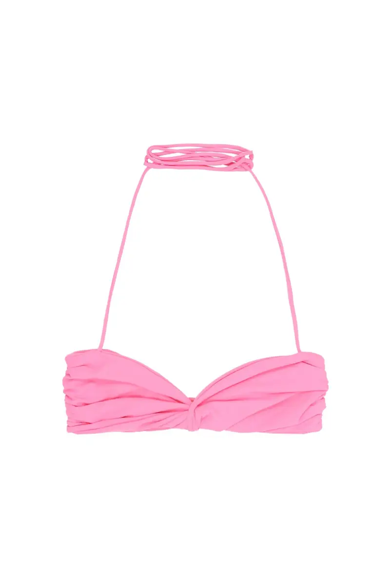 Top Bikini Nodo Rosa