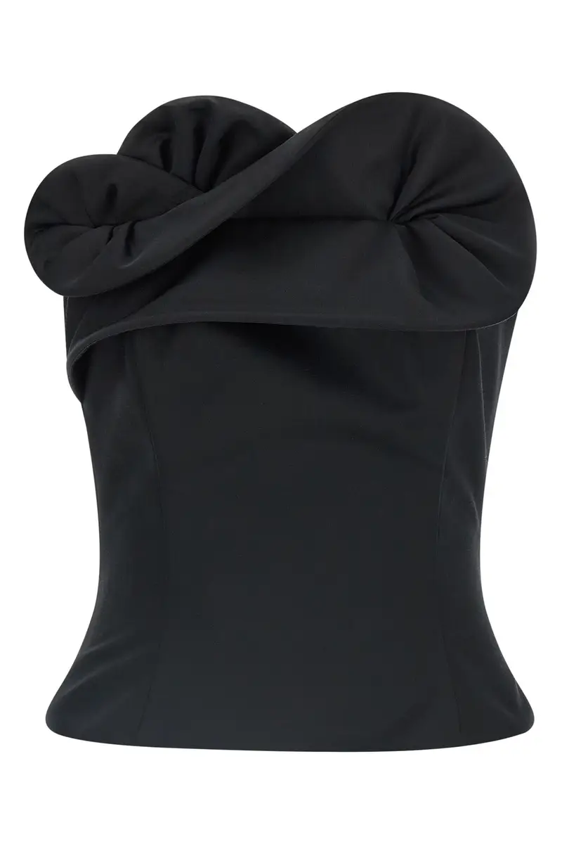 Top Corsetto '01' Nero