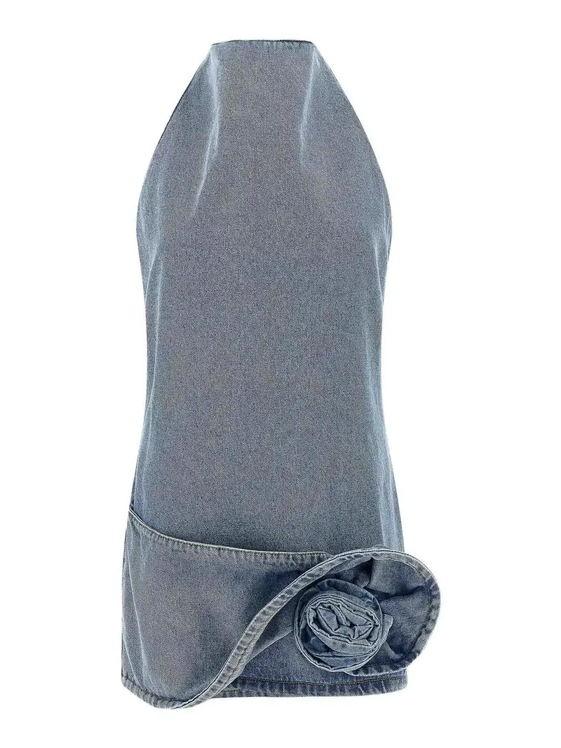 Vestito in denim 10 Azzurro