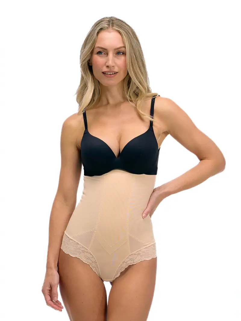 17BE Maxi Sexy Hi-Bermuda Latte | Maat 4XL