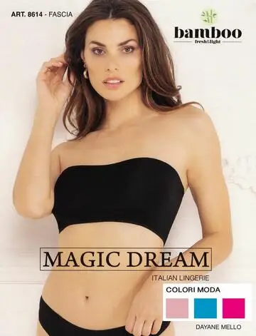Fascia seno donna in bamboo Magic Dream 8614