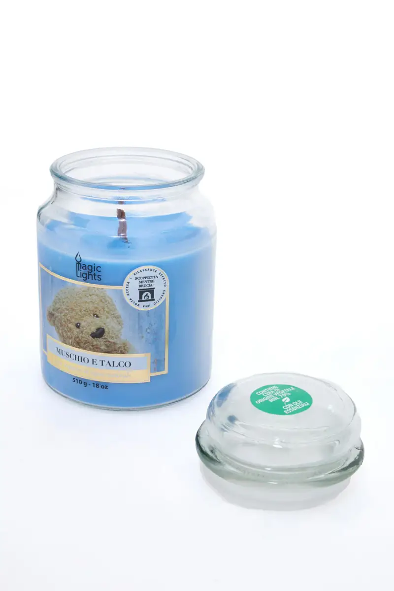 Candela Magic Light Azzurra Muschio e Talco [AZZURRO] miniatura 2