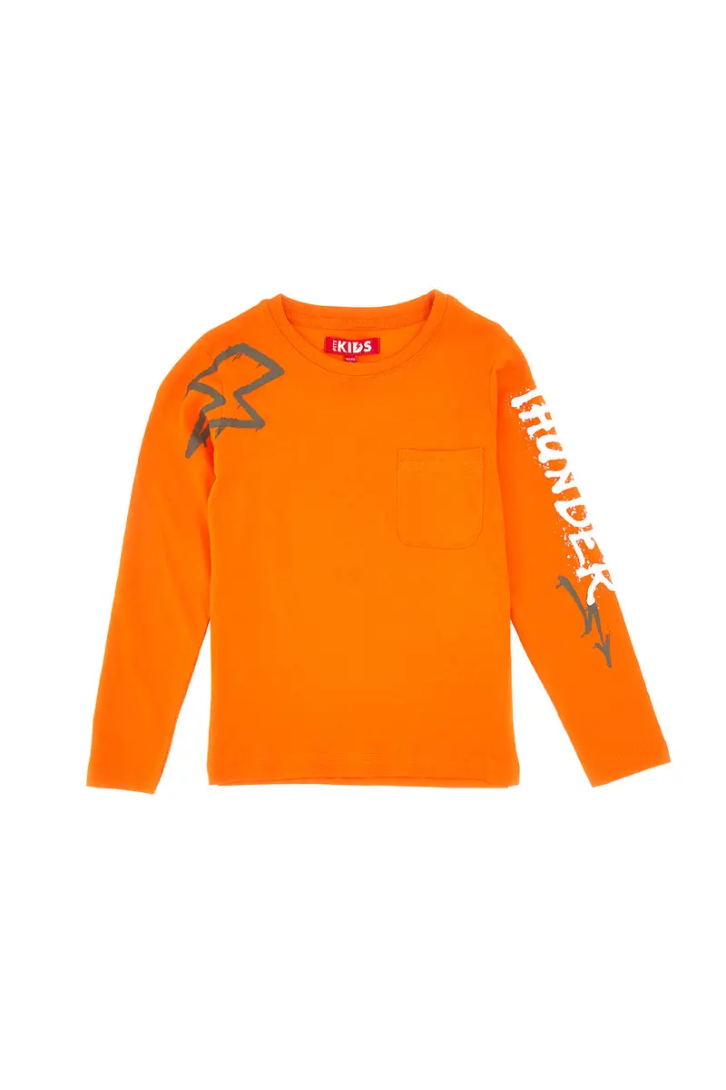 Maglia a giro collo con maniche lunghe PITT KIDS 6024 miniatura 2