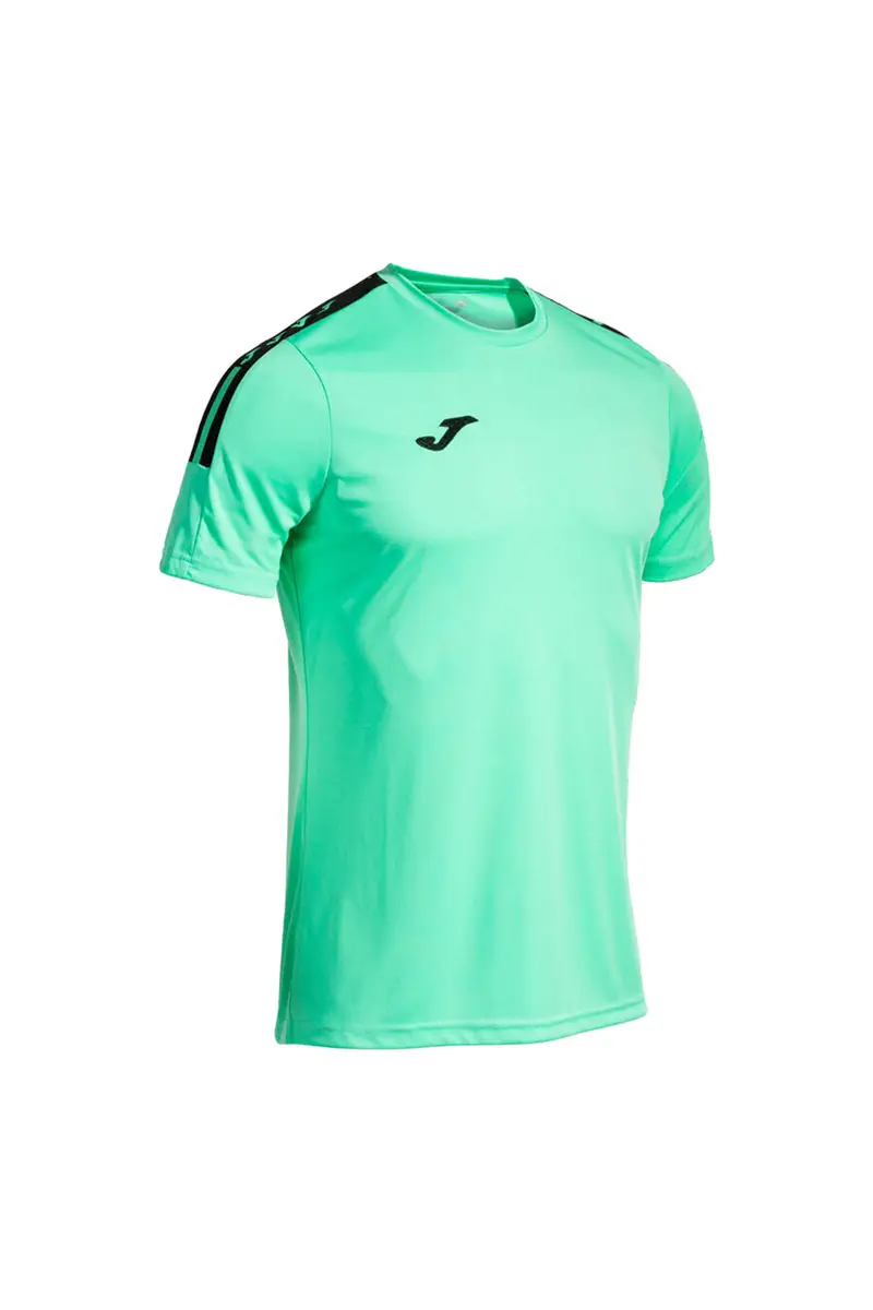 Maglia a Manica Corta Sportiva Verde JOMA OLIMPIDA miniatura 2