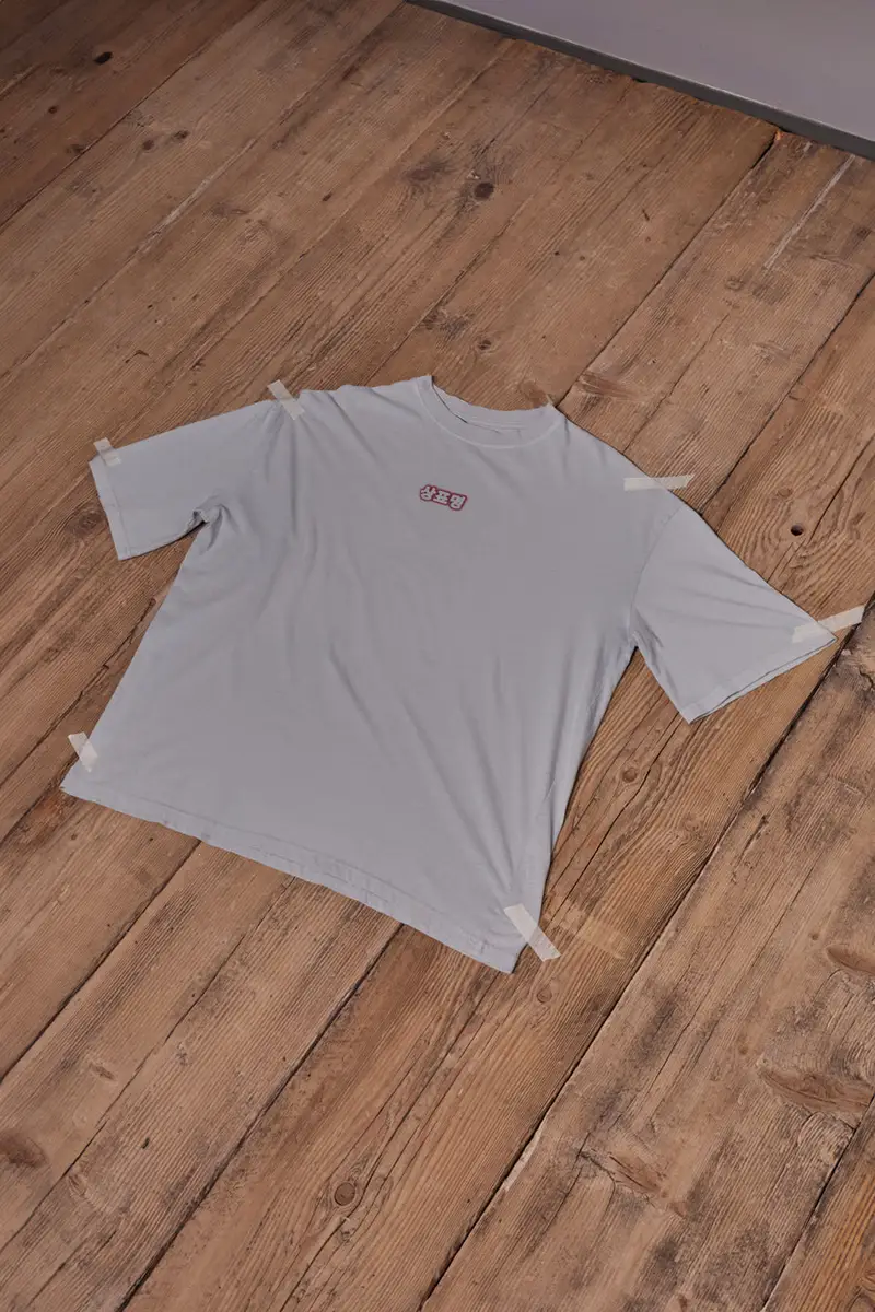 Maglia a Maniche Corte Grigia 100% cotone Boardman PT-M-T-2001