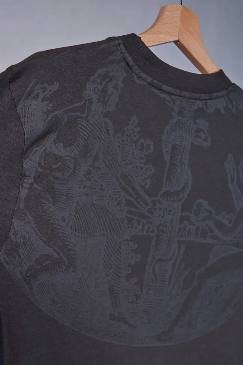 Maglia a Maniche Corte Nera 100% cotone Boardman PT-M-T-2002 miniatura 2