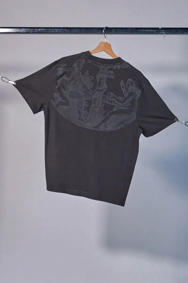 Maglia a Maniche Corte Nera 100% cotone Boardman PT-M-T-2002 miniatura 3