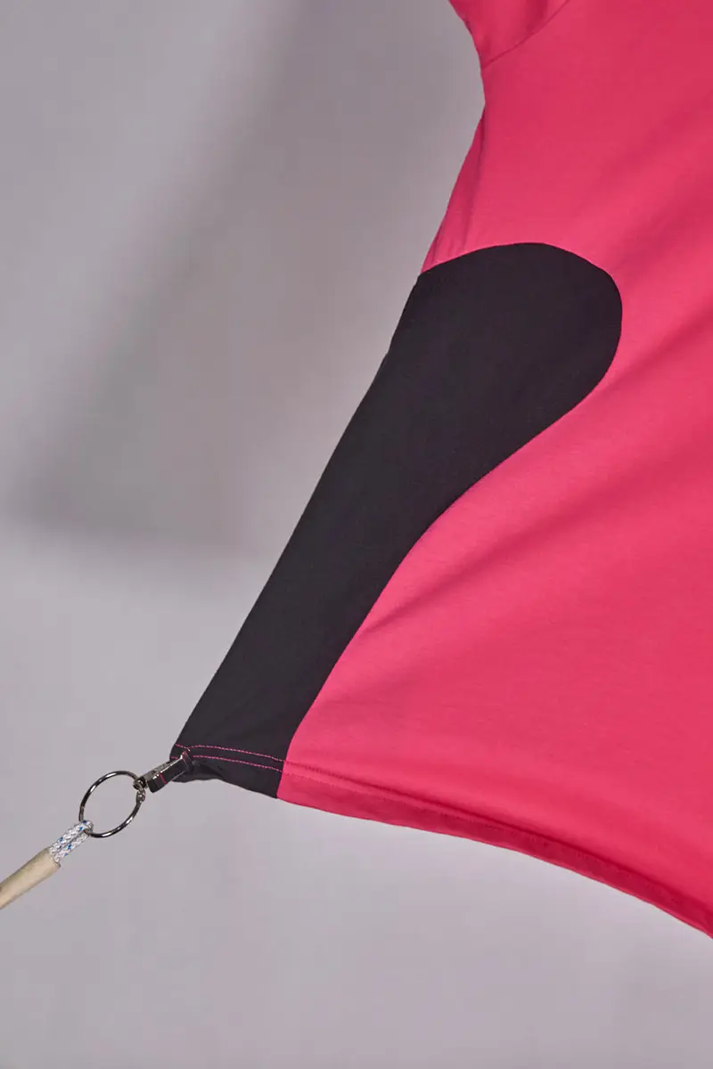 Maglia a Maniche Corte Nera e Fuxia Made in Italy Boardman Alpha 2 miniatura 2