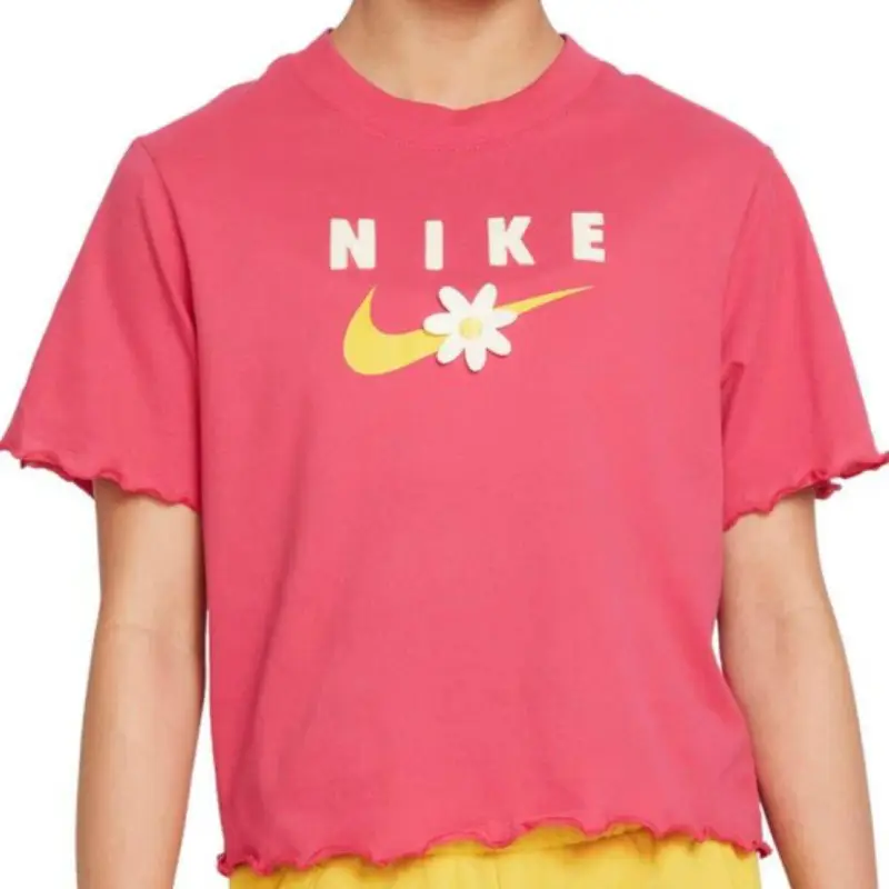 Maglia a Maniche Corte per Bambini Nike DO1351 666  Rosa |  Nike