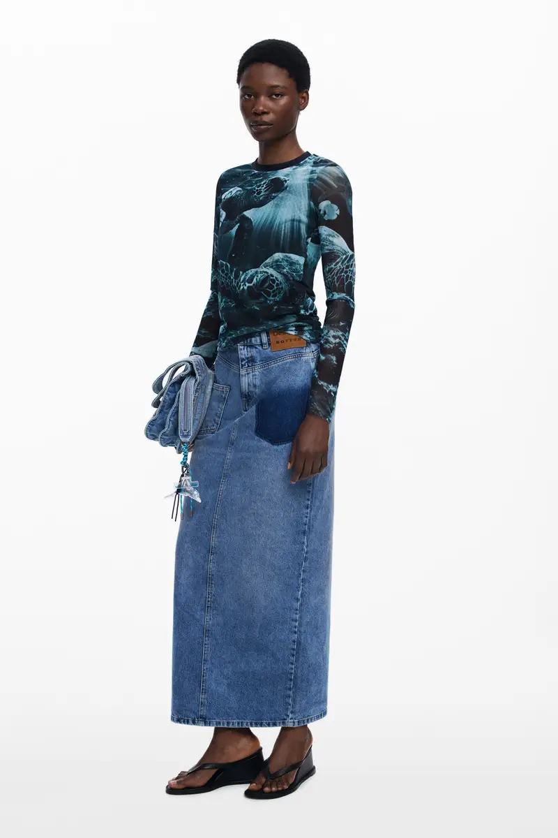 Maglia a maniche lunghe tartarughe Botter