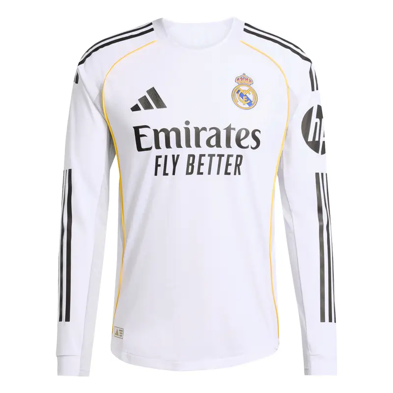 Maglia Casa Autentica a maniche lunghe Real Madrid 2025/26