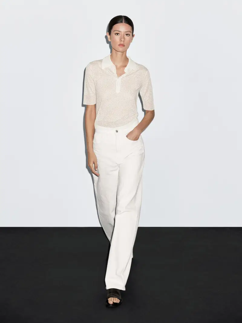 Massimo Dutti Polo Beige 2011161