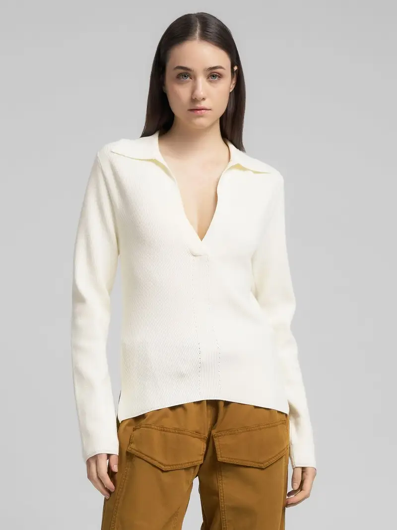 Maglia Con Scollo A V