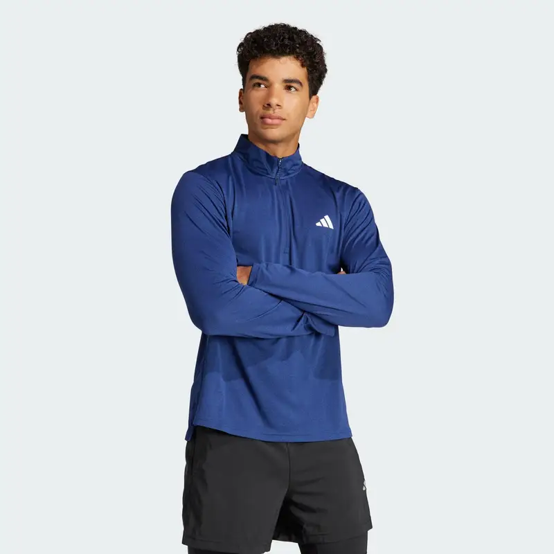 Maglia da allenamento Train Essentials 1/4-Zip Long Sleeve |  Adidas