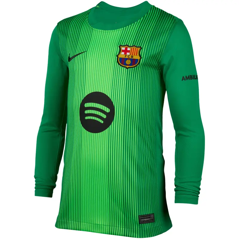 Maglia da portiere a maniche lunghe per bambini FC Barcellona 2025/26