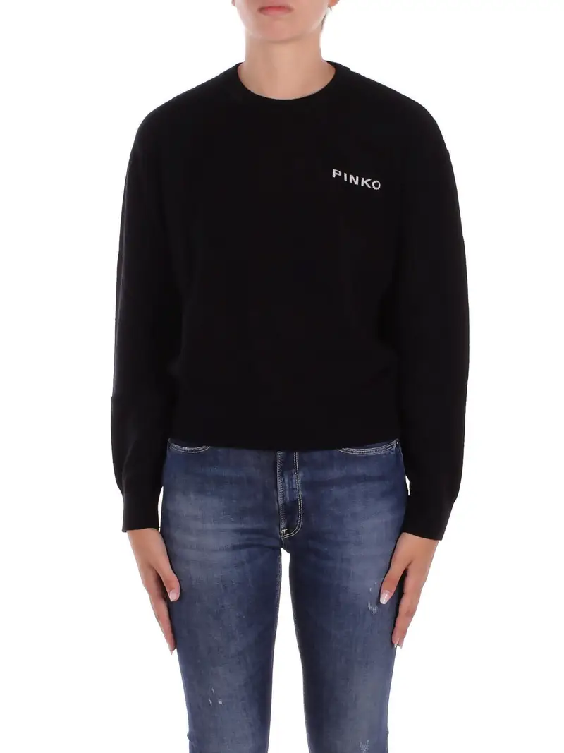 Maglia Donna PINKO Nero bianco Martinica maglia