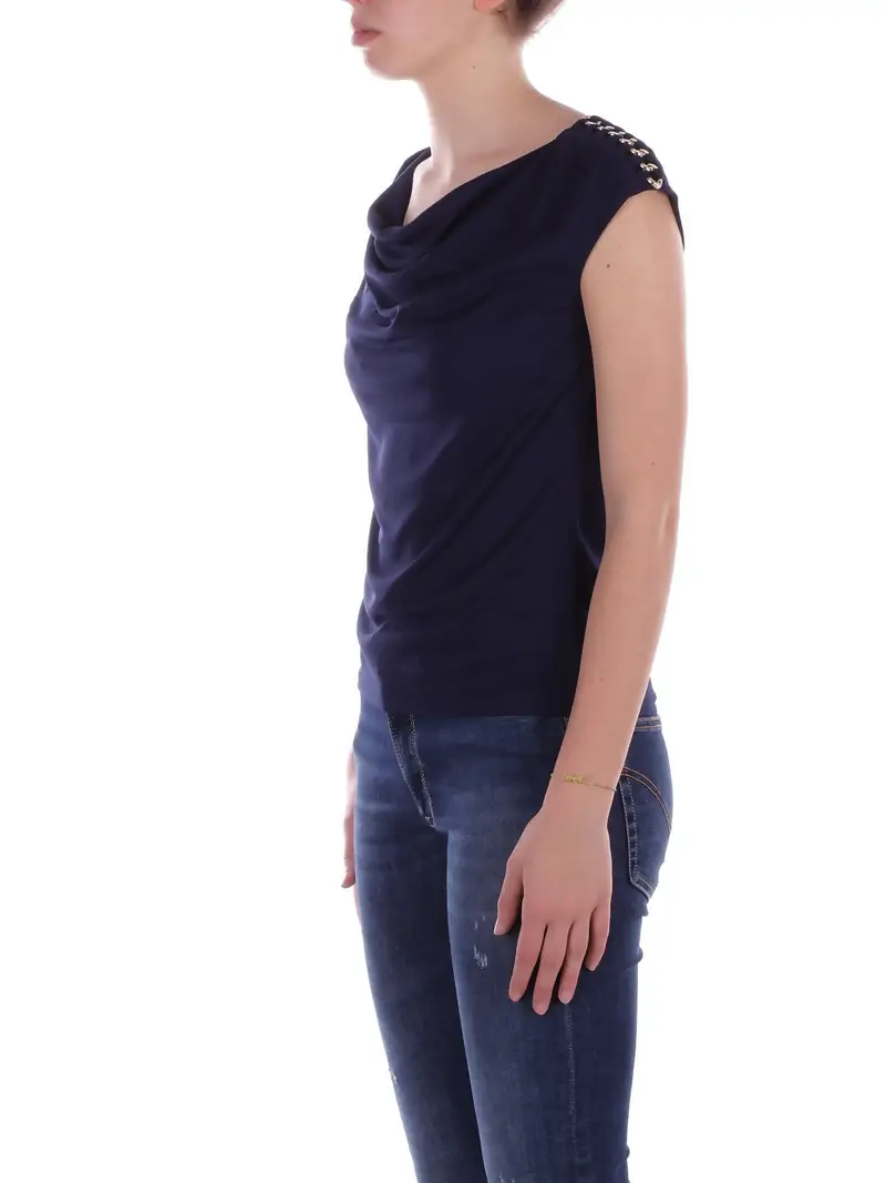 Maglia Donna RALPH LAUREN Navy Priyanne sleeveless pullover miniatura 2