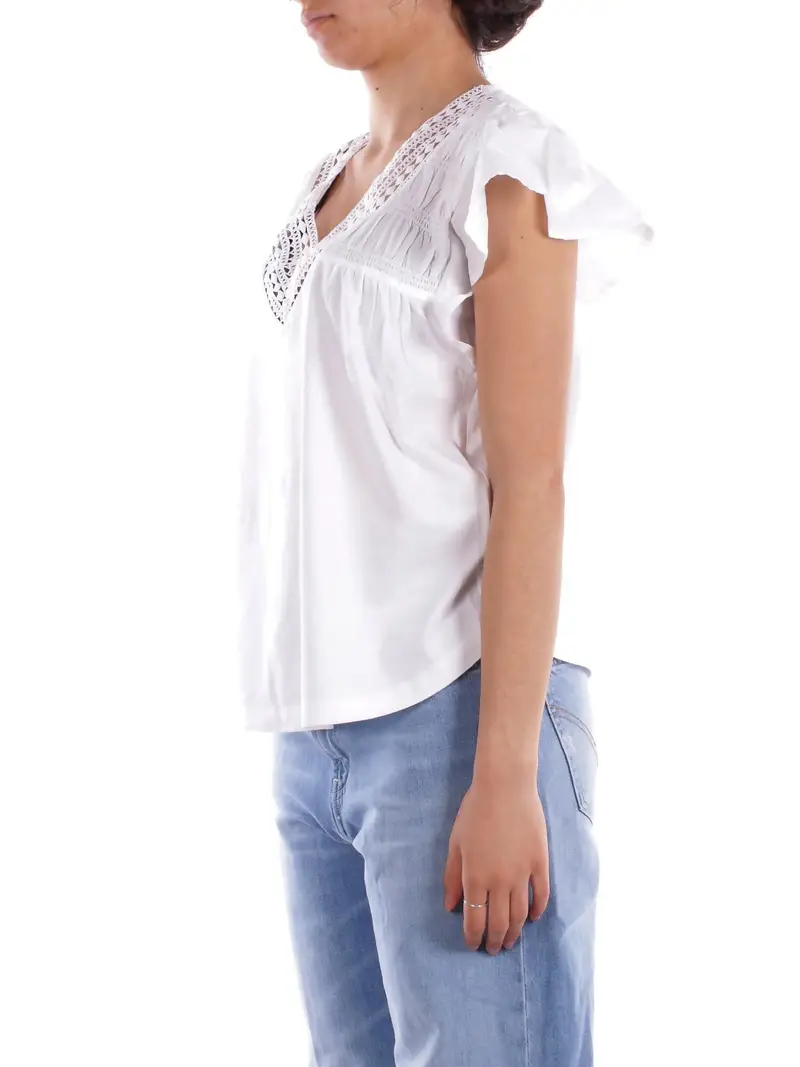 Maglia Donna RALPH LAUREN White Belflorisa short sleeve pullov miniatura 2