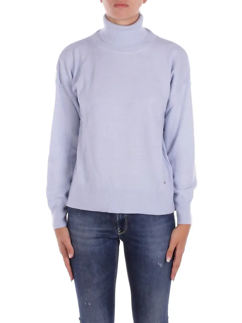 Maglia Donna WOOLRICH Cielo Comfort wool cash turtleneck