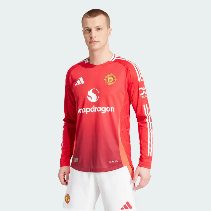 Maglia Home Authentic 24/25 Long Sleeve Manchester United FC |  Adidas