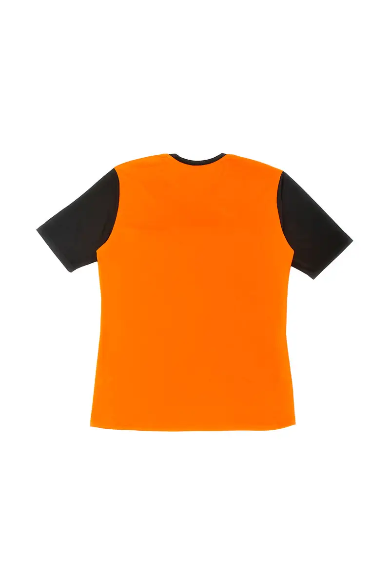 Maglia Maniche Corte Sportiva Arancione e Nera JOMA WINNER miniatura 2