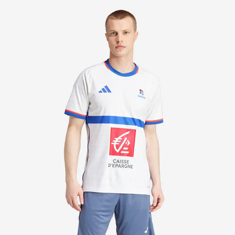 Maglia pallamano adulto ADIDAS Francia ospiti bianca |  Adidas