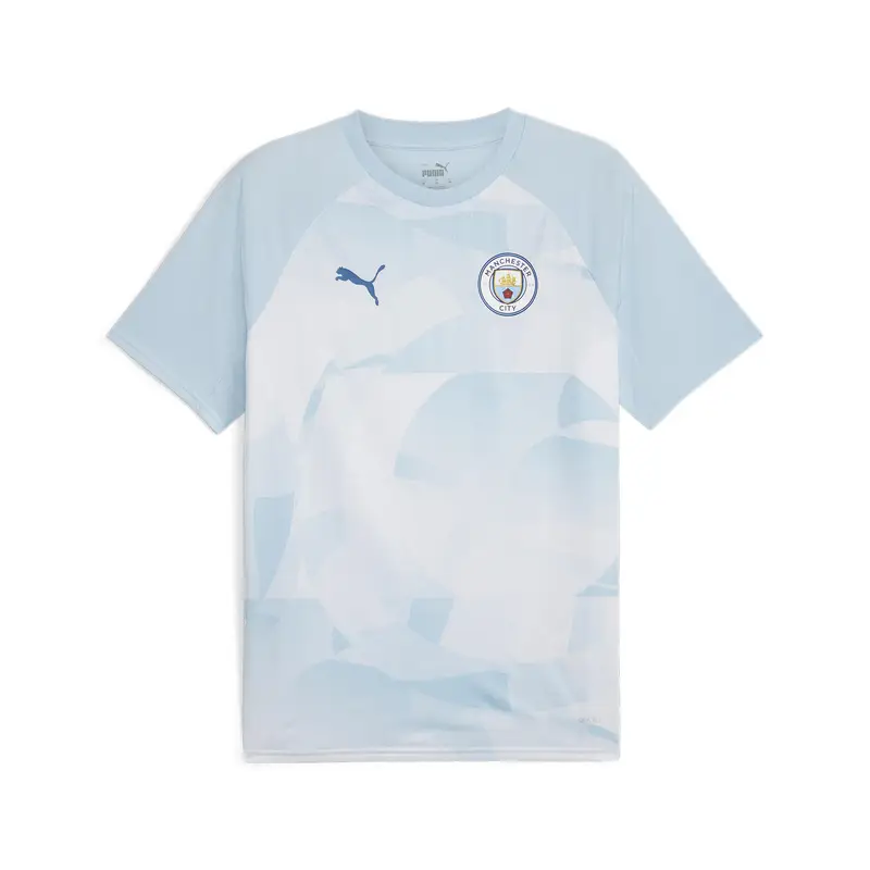 Maglia pre partita Manchester City PUMA Silver Sky Lake Blue |  Puma