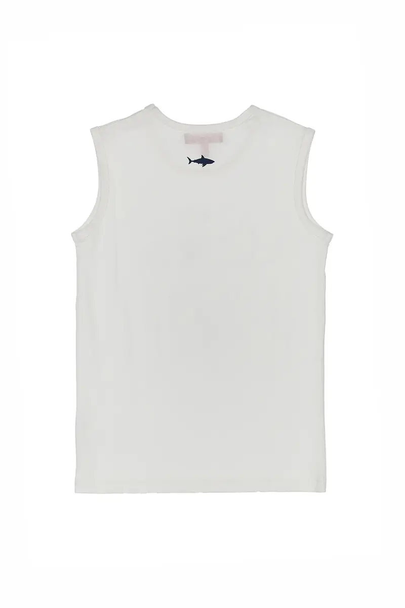 Maglia Smanicata Shark Bianca Pitt Kids 05020 miniatura 2