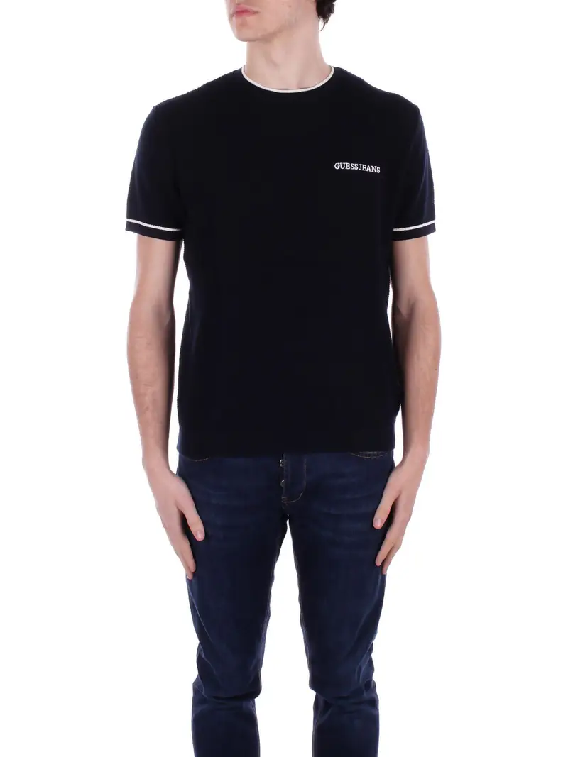 Maglia Uomo GUESS Blu Gj ss cn j emb swtr