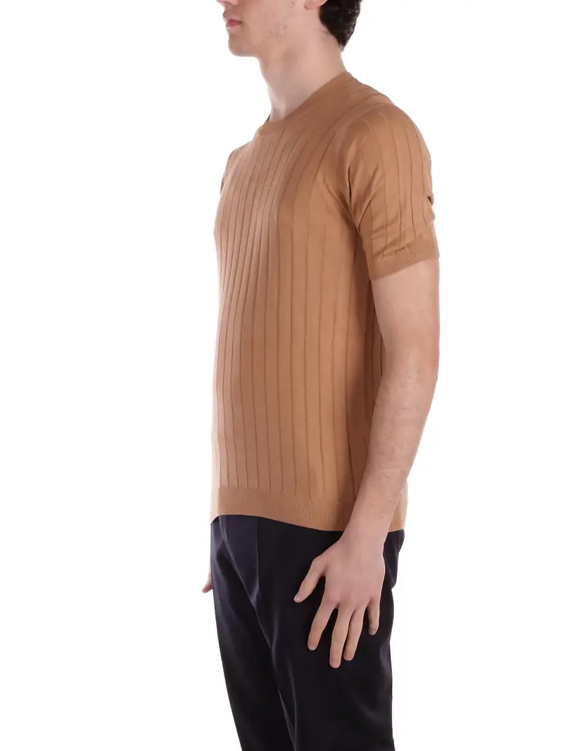 Maglia Uomo TAGLIATORE Avorio Tre quarti miniatura 2