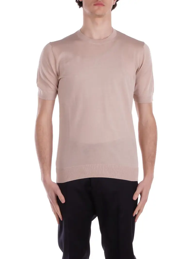 Maglia Uomo TAGLIATORE Beige Tre quarti