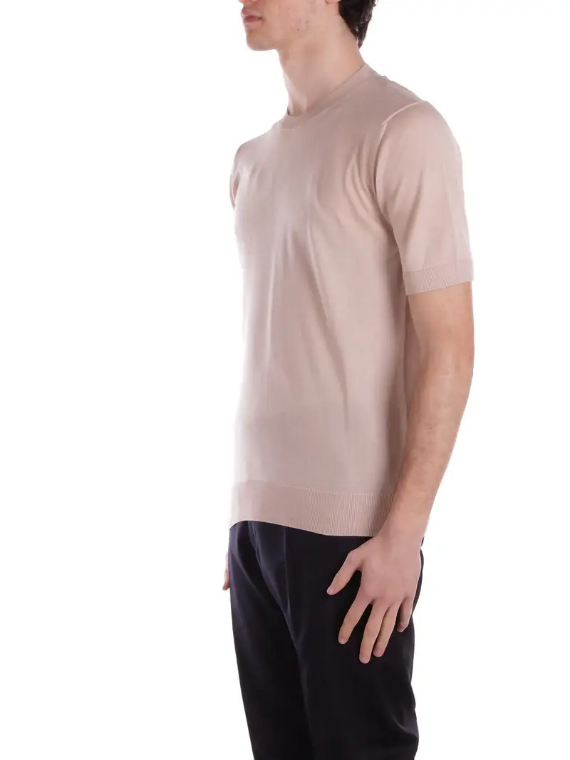 Maglia Uomo TAGLIATORE Beige Tre quarti miniatura 2
