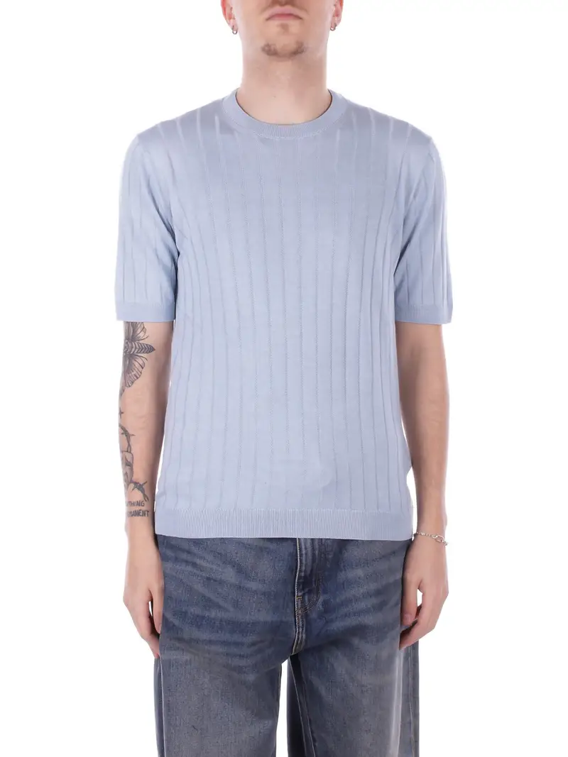 Maglia Uomo TAGLIATORE Cielo Tre quarti