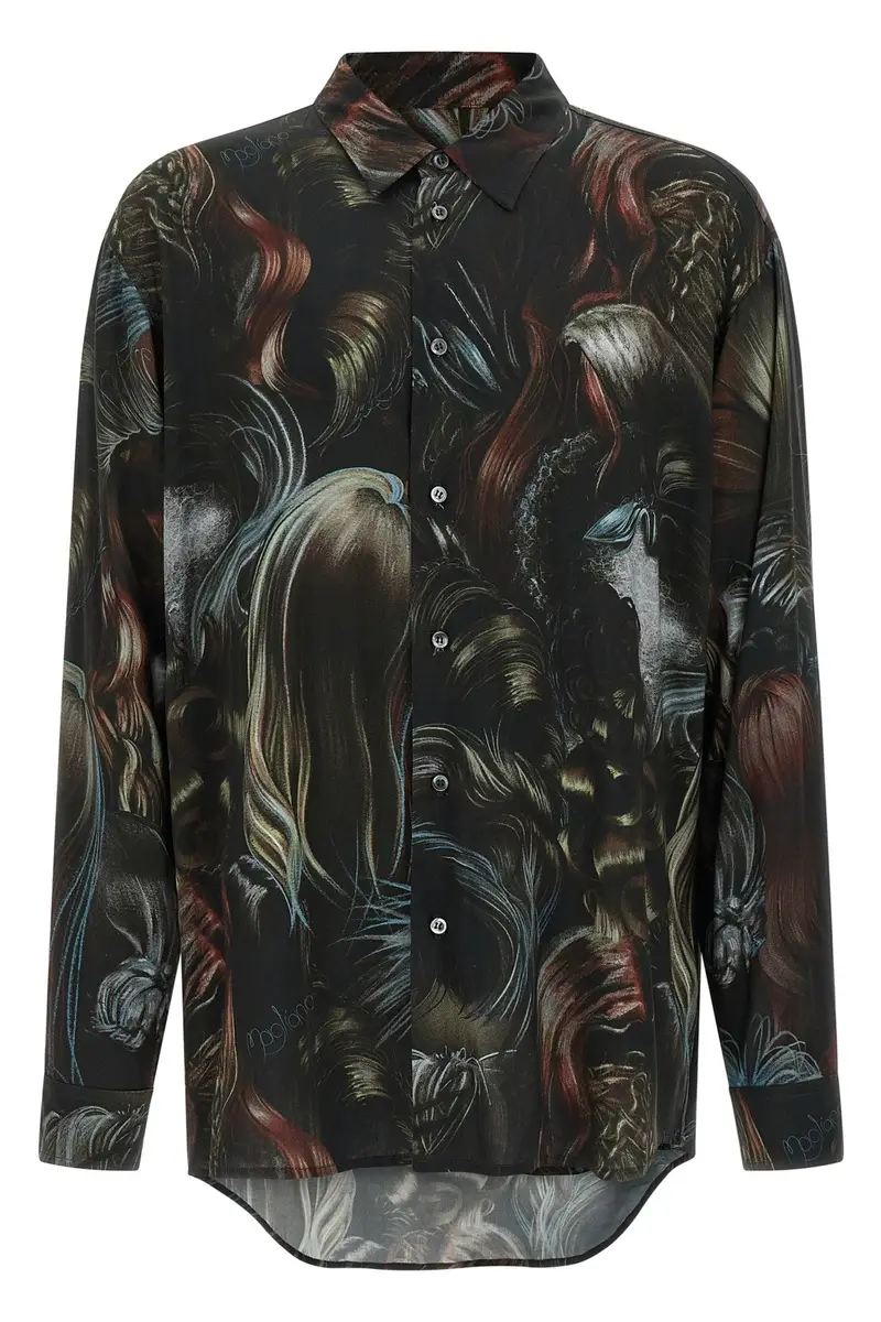 Camicia 'Wig Shirt' Marrone