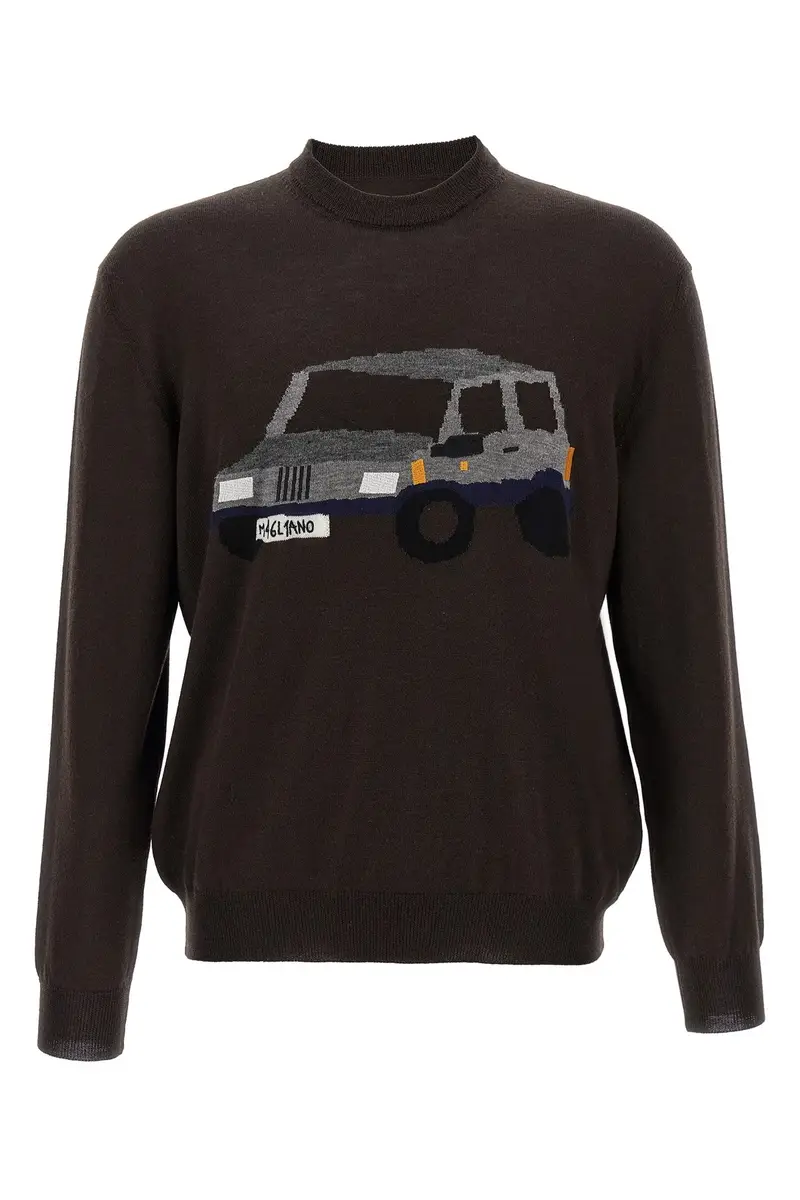 Maglione 'Pandino' Marrone