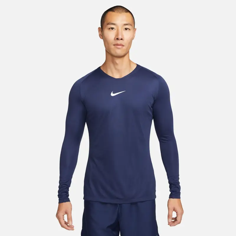 Maglie maniche lunghe da calcio  uomo nike blu |  Nike