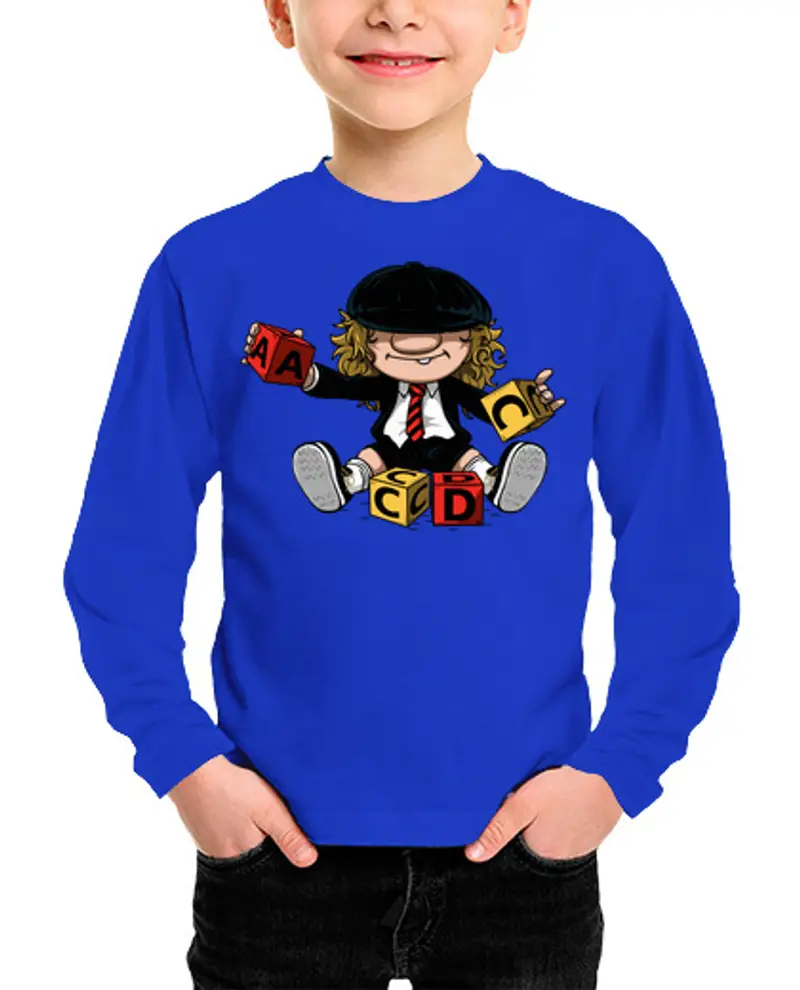 Maglietta bambino manica lunga angus you ng