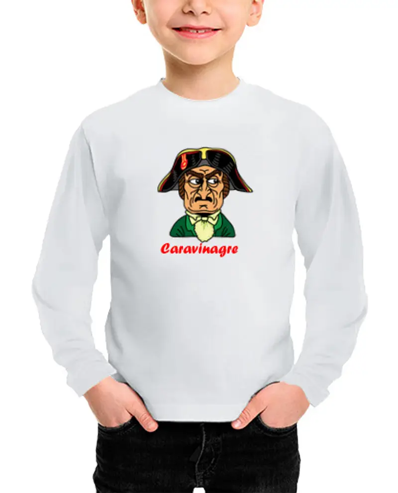 Maglietta bambino manica lunga caravinagre