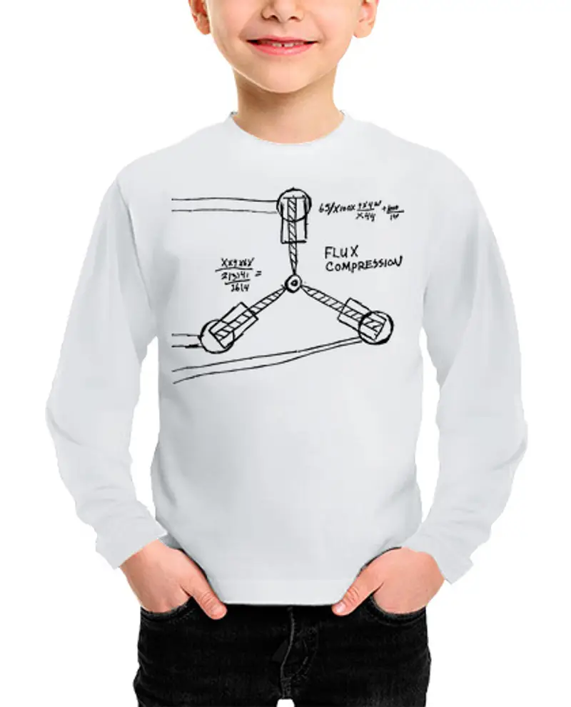 Maglietta bambino manica lunga disegno jo conden sad o de fluzo