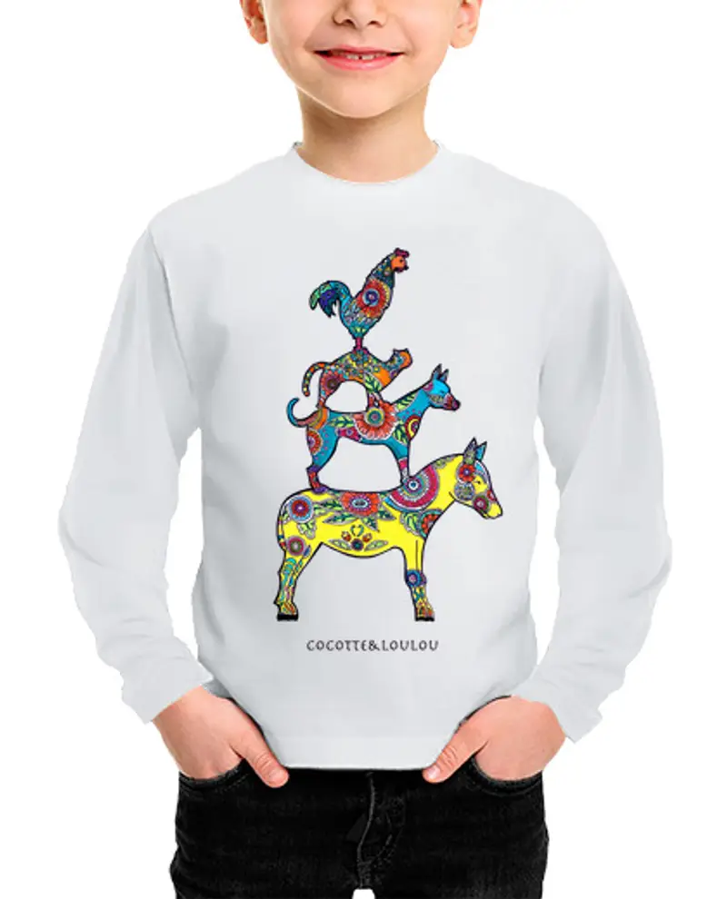 Maglietta bambino manica lunga i musicisti di brema